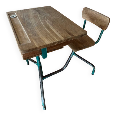 Bureau pupitre d’école années 50