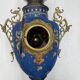 Garniture de cheminée Napoléon III en faïence Villeroy & Boch Mettlach