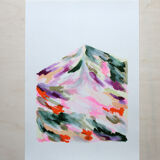 Summer Mountain - Risographie & Pastel