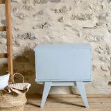 Compass leg bedside table