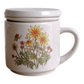 Tisanière fleuris 3 piéces