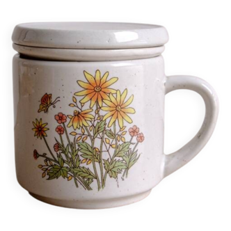 3-piece floral teapot