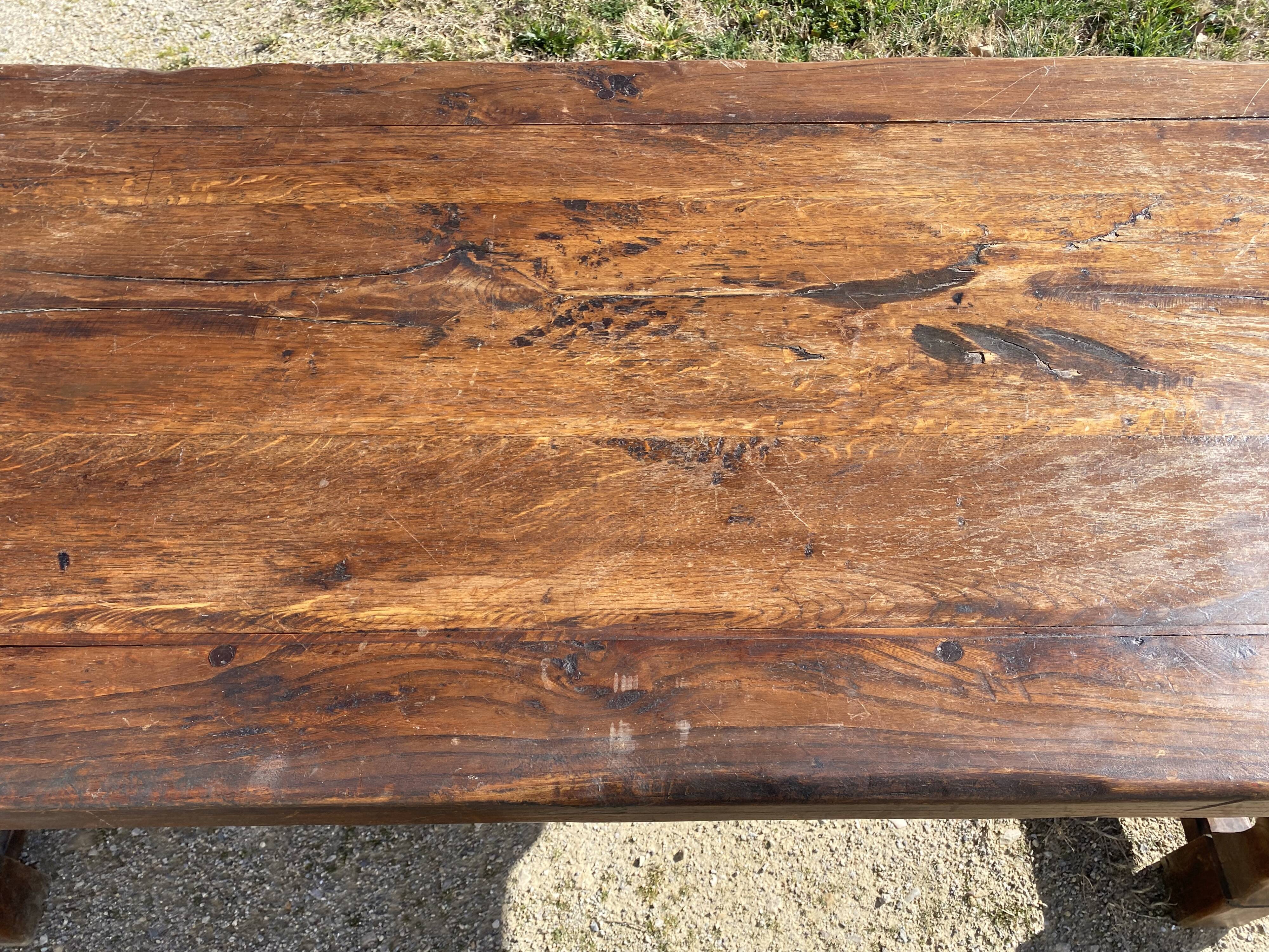 Rustic farmhouse table