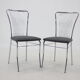 1970s Set of 6 Italian Dining Chairs in Bouclé Fabric