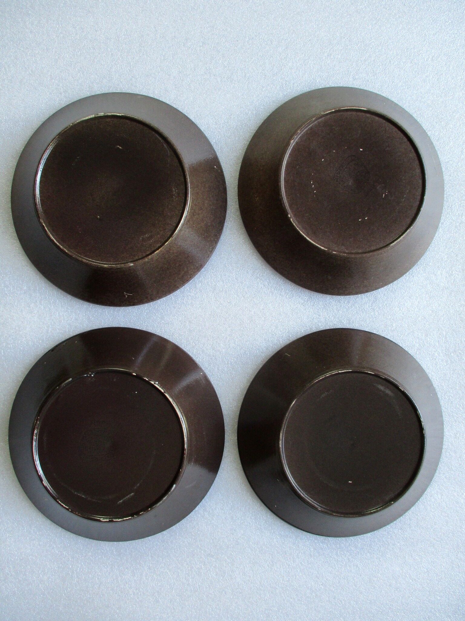 Set of 12 hollow plates in Niderviller stoneware