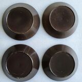 Set of 12 hollow plates in Niderviller stoneware