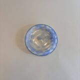 Vintage blue speckled glass empty pocket