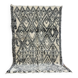 Handmade wool berber rug 245 x 145 cm