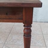 19th century walnut table