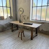 1950s pine farmhouse table 220cm
