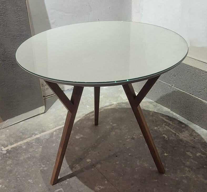 Vintage round table, Italy, circa 1970.