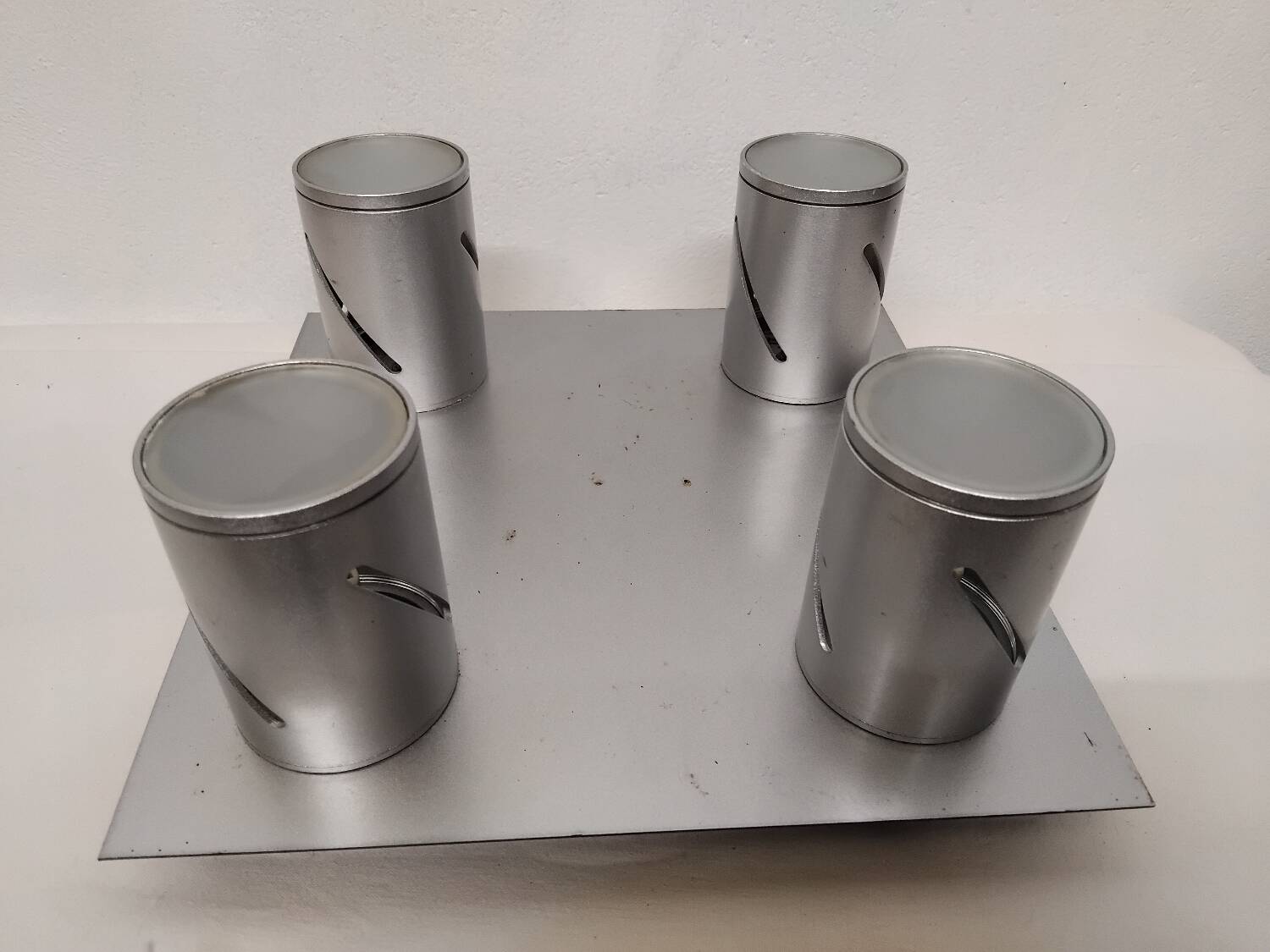 Paire de plafonnier en métal