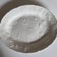 English earthenware plate Burleigh Davenport relief strawberry and vine leaf