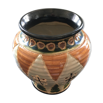Vase décor ethnique