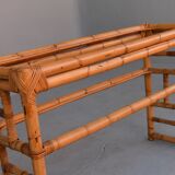 Console bambou années 60