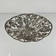 Openwork metal bowl with vine leaf and grape motif, 20th century