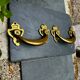 Pair of bronze handles signed L.PINET Art Nouveau