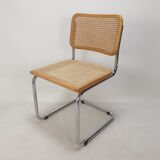 Set of 5 vintage Cesca chairs by Marcel Breuer