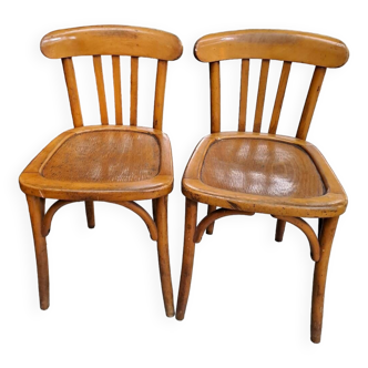 Paire de chaises bistrot