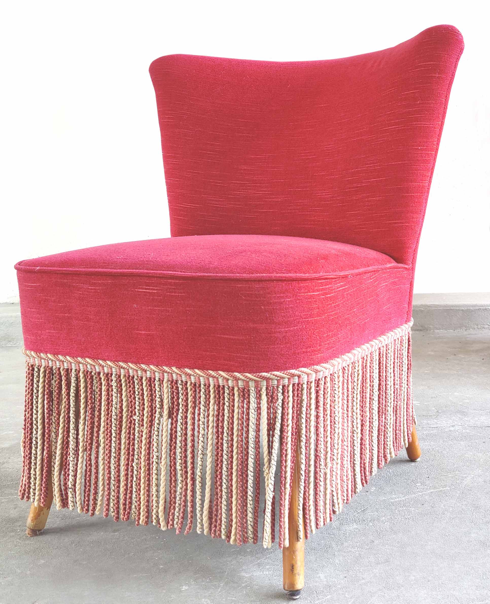 Vintage cocktail armchair 60s