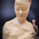 Female plaster bust