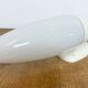 Industrial White Bakelite Wall Light with Milk Glass, 1950s