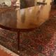 Extensible Louis XVI dining table in period Directoire mahogany.
