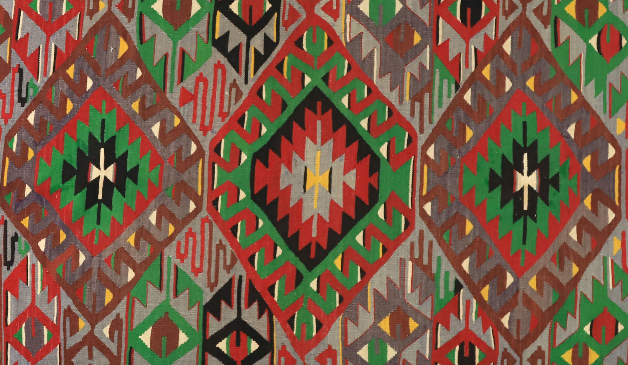 Anatolian handmade kilim rug 326 cm x 172 cm