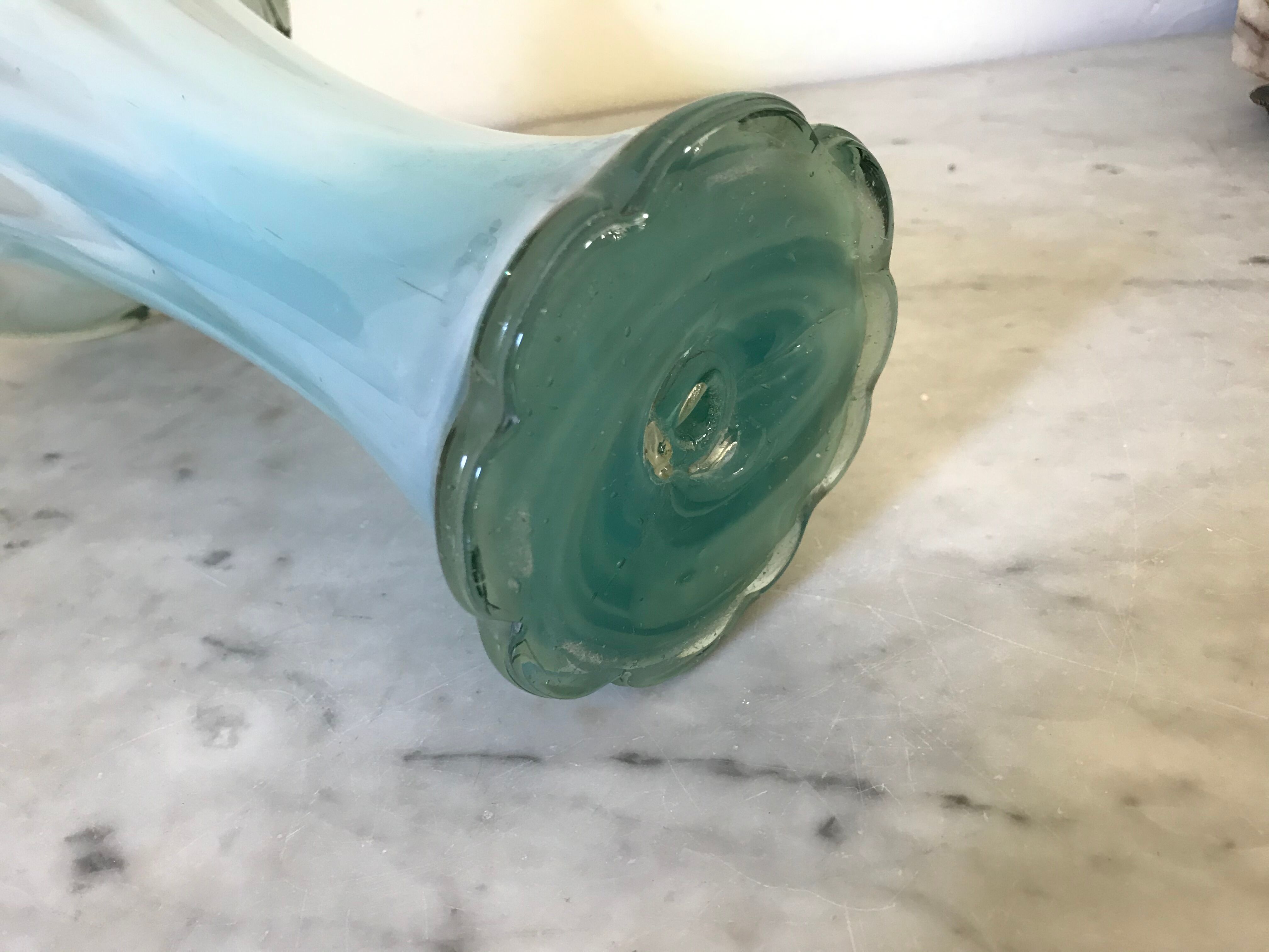 Blown glass vase 27cm