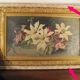Peinture huile sur toile fleurs clématites signé François Rose 1904