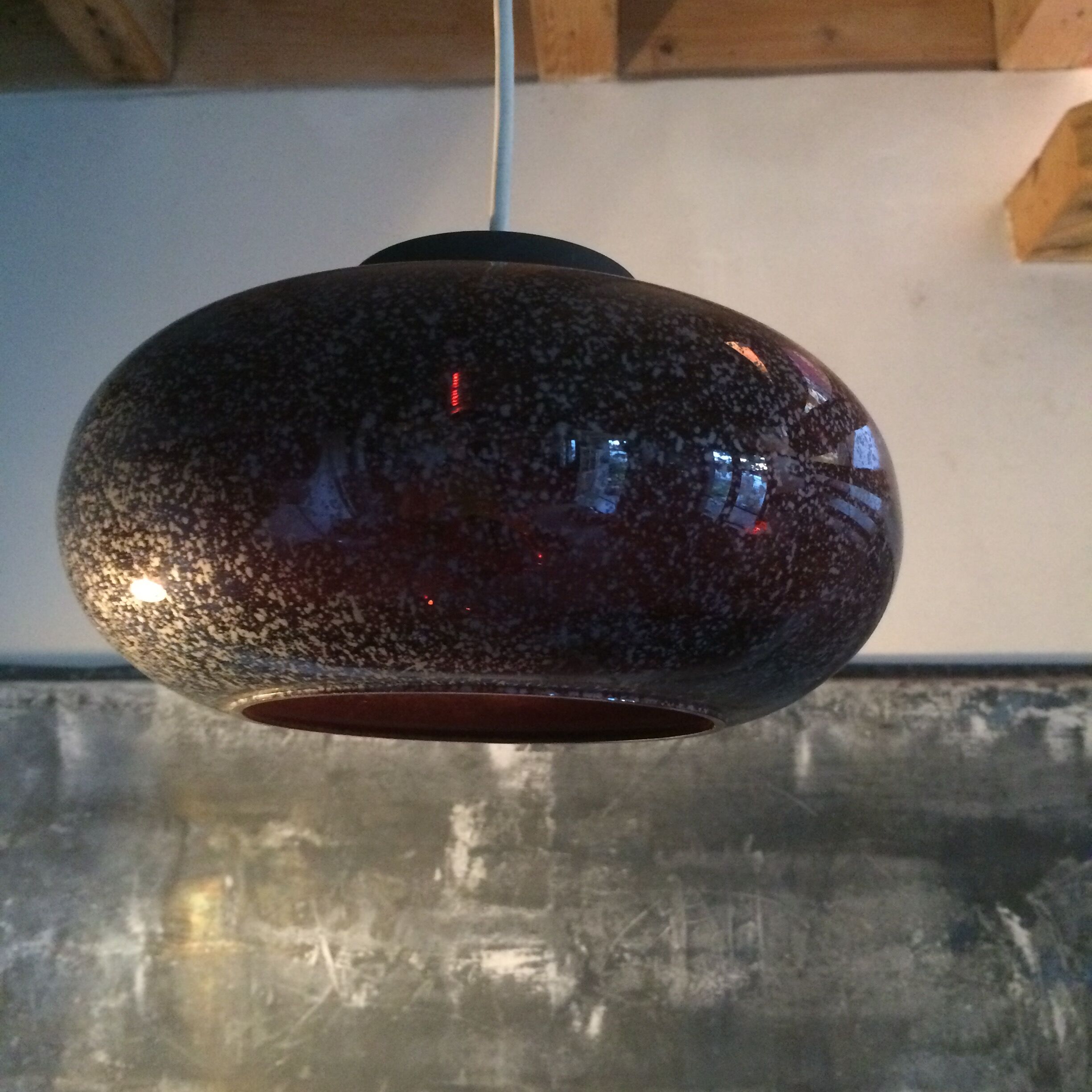 Violin glass hanging