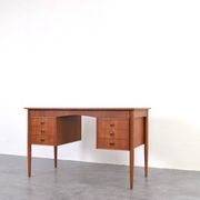 Mid-Century Danish Teak Desk, 1960s.