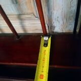 Carved wooden wall shelf for collection or other.