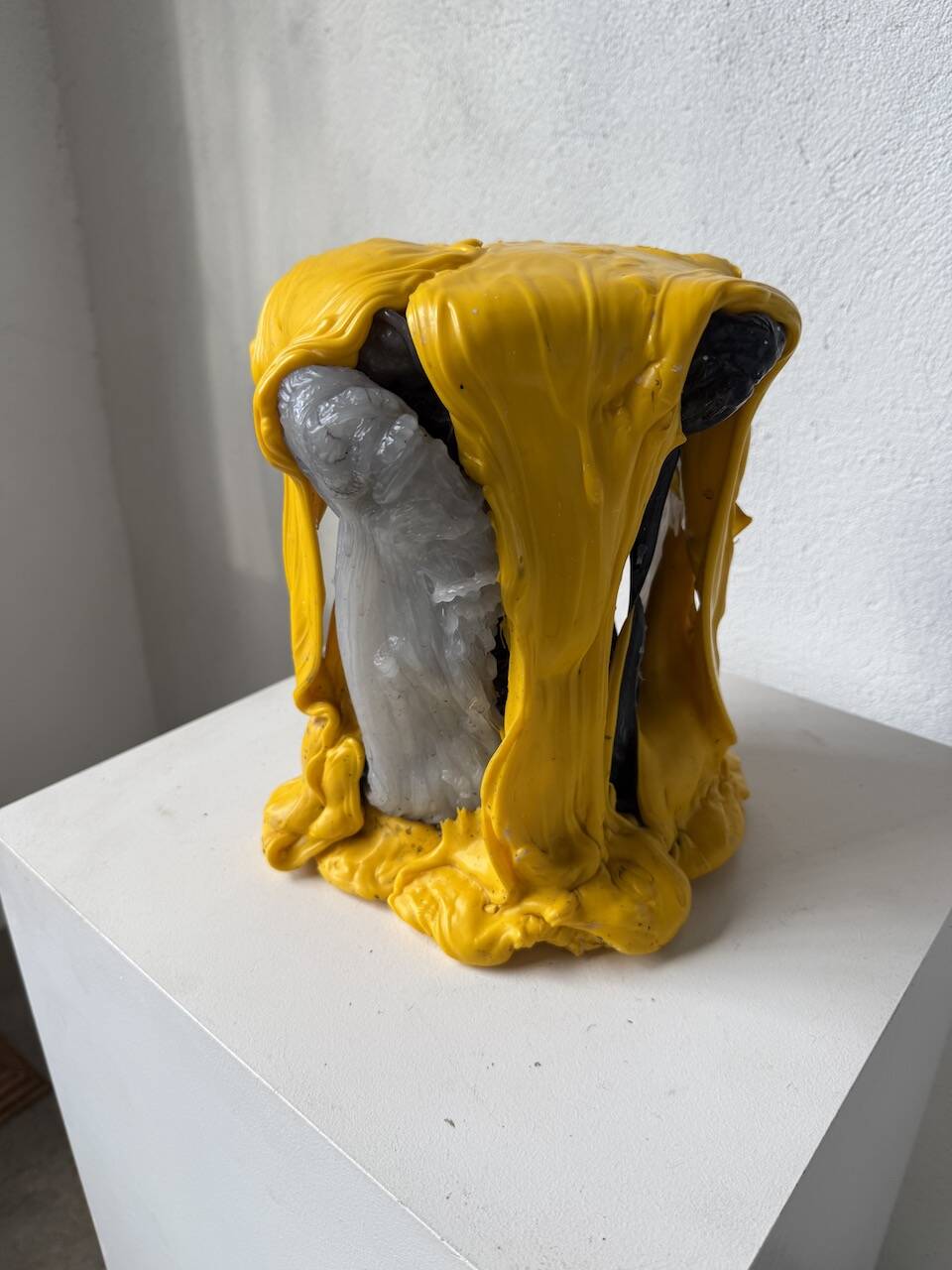 Resin fish sculpture