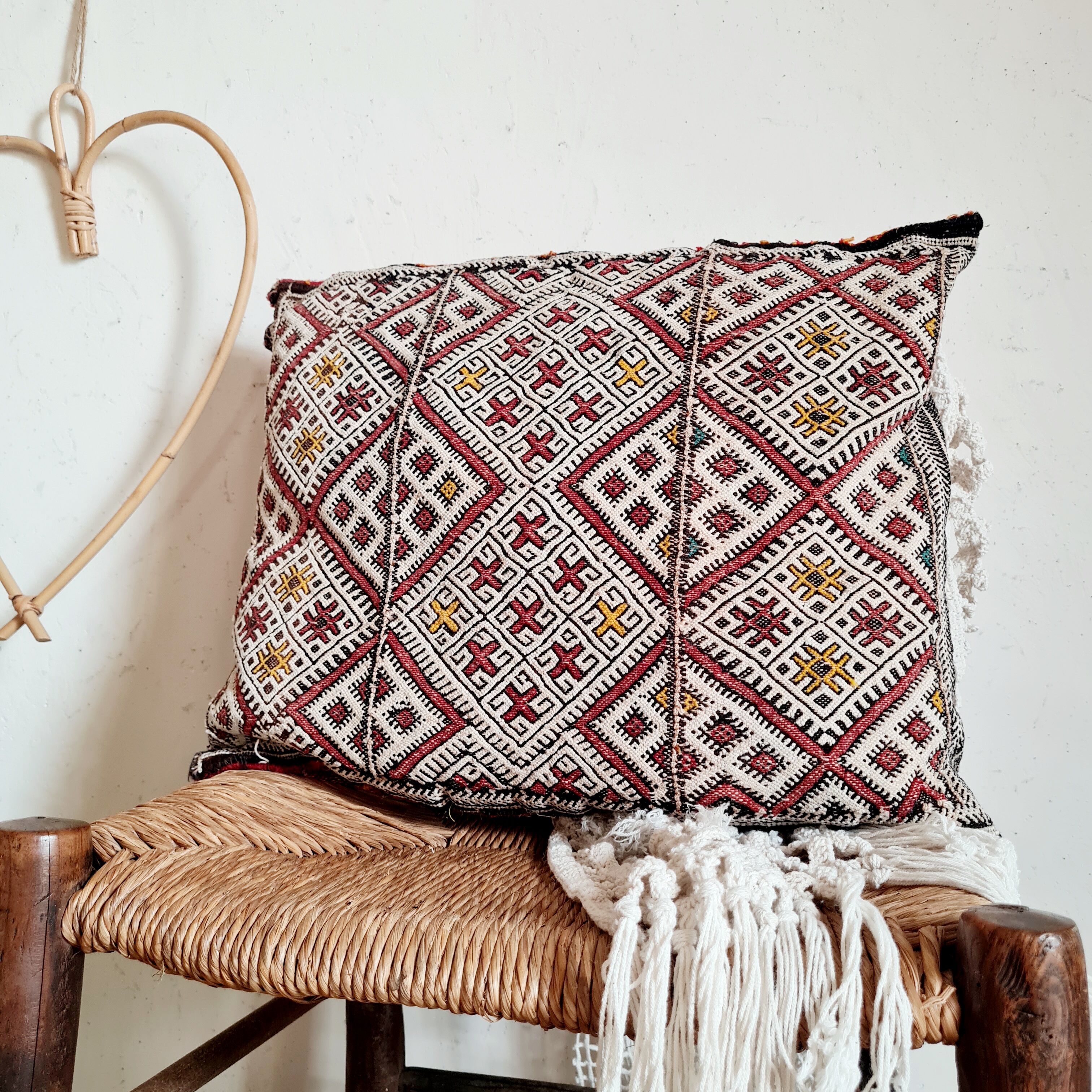 Old kilim cushion