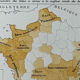 Double map plan France Agriculture Livestock 55.5x37.5cm