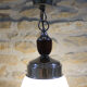 Mazzega glass pendant lamp 70s