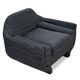 Paire de Fauteuils Design en Tissu Plissé
