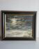Oil on Panel P. Scherer Moonlit Seascape