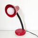 Red vintage lamp, 30.5 cm high