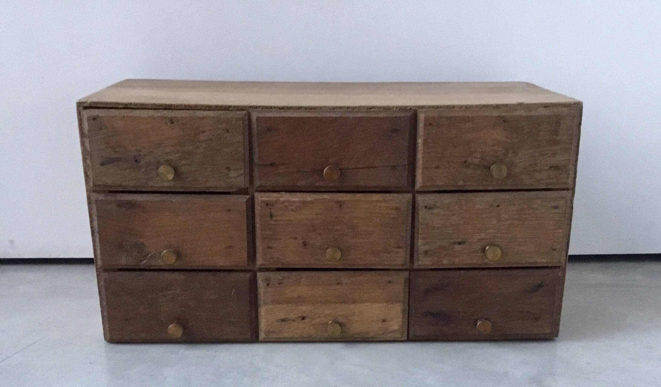 Small craft cabinet with drawers - jewelry watchmaking - vintage