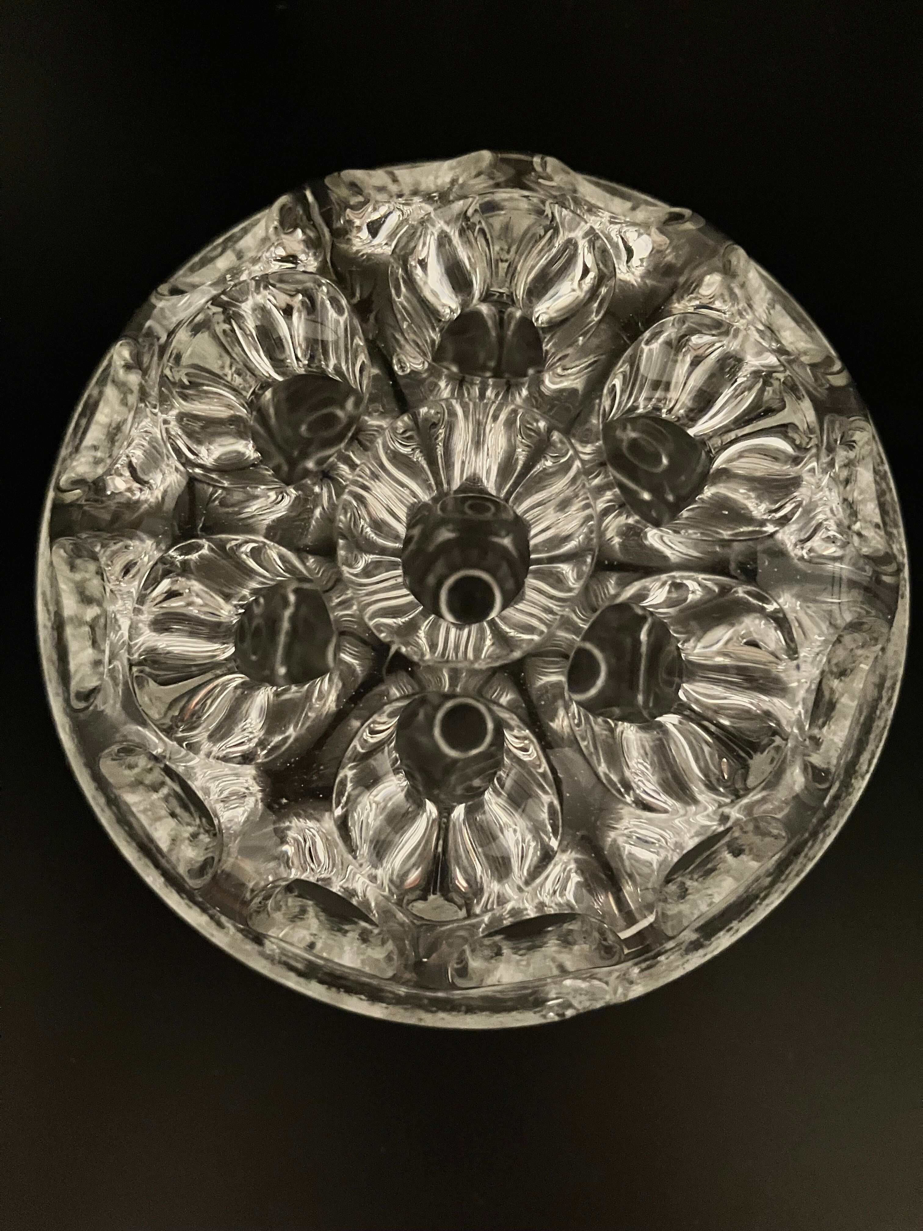 Vintage glass 19-hole flower pickers