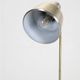 Dansa lamp / C. V. Østergaard floor lamp / reading lamp with "rocket" base / 1960s / 1970s / brass / Danish modern design