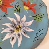Glazed earthenware dish in the style of Bresse pottery