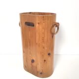 Vintage solid pine umbrella rack