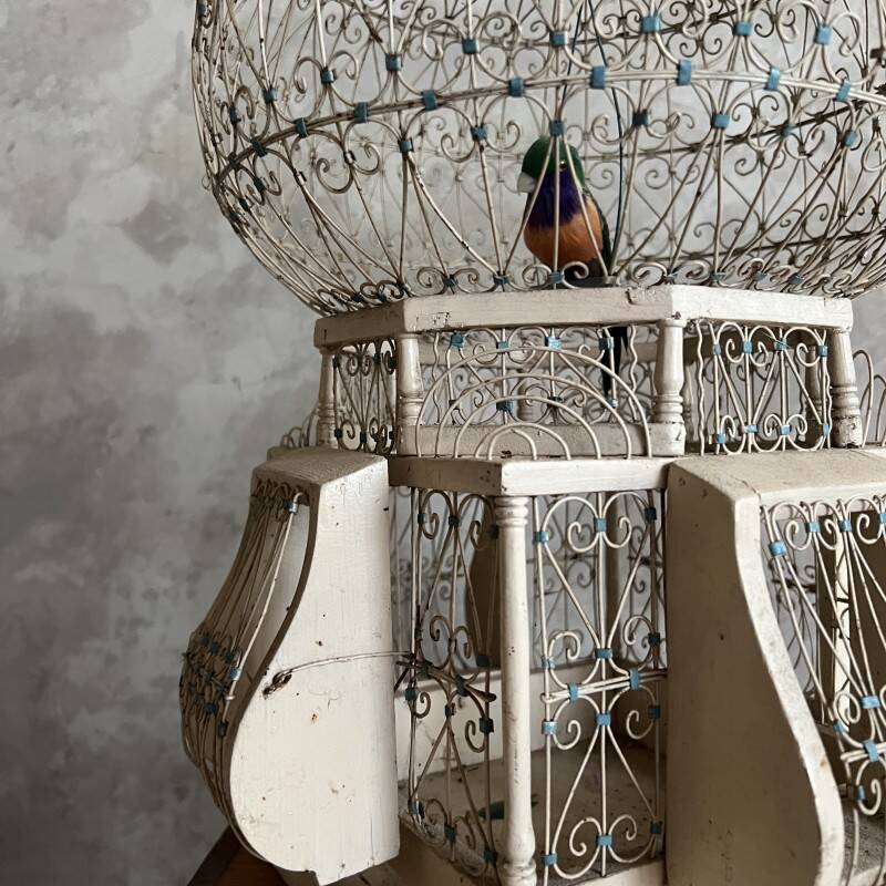 Antique birdcage