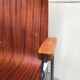 Chairs with multi-fold wooden armrest