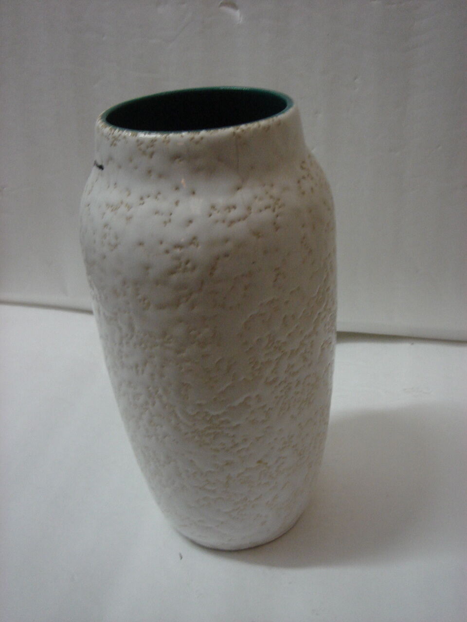 Vase en céramique émaillée de 1950 décor moderniste