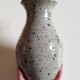 Pyrite gray sandstone vase