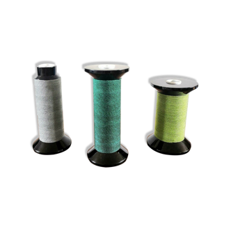 3 bougeoirs bobine design Bo Concept